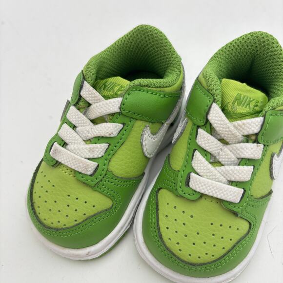 Nike Dunk Low Chlorophyll Shoes Sneakers Baby 2C 6 Months - Picture 11 of 12